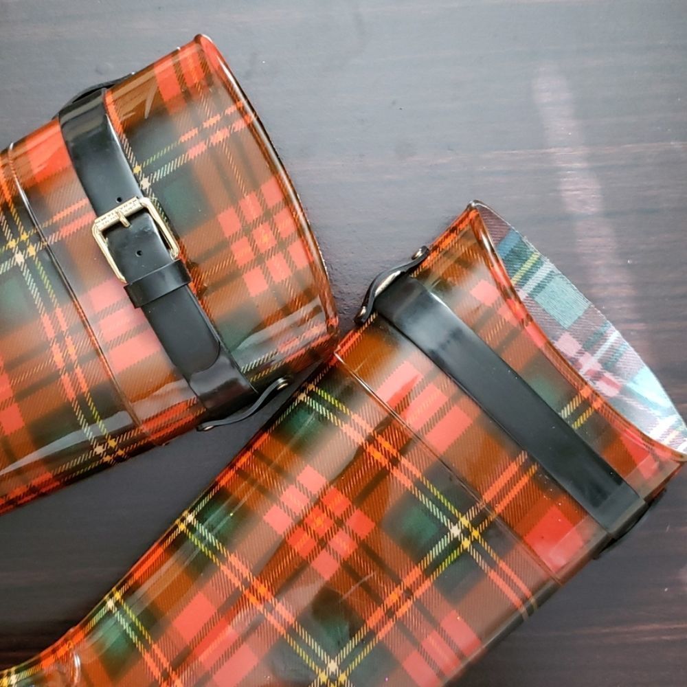 LAUREN by RALPH LAUREN plaid rain boots - Picture 5 of 14